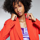 INC International Concepts Women's Oversized Blazer Red Size XXX-Large