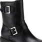 Sun + Stone Women's Lionell Moto Booties Black Size 7 M