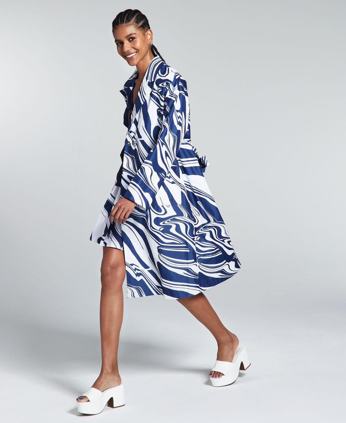 INC International Concepts Women's Lightweight Jacket White Size X-Large