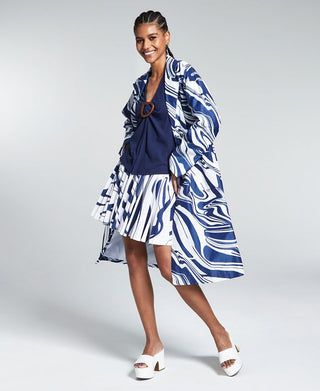 INC International Concepts Women's Lightweight Jacket Blue Size XXX-Large