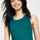 ID Ideology Women's Birdseye Mesh Tank Top Green Size X-Large