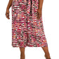 INC International Concepts Women's Smocked Jumpsuit Red Size 3X