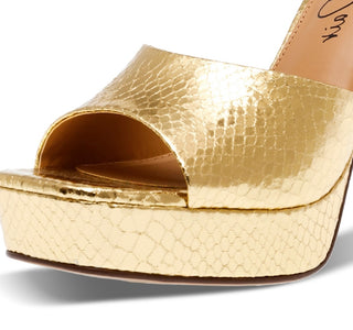 Wild Pair Women's Rajaah Platform Slide Sandals Yellow Size 7 M