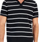 Club Room Men's Johnny Collar Polo Black Size Large