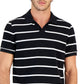 Club Room Men's Johnny Collar Polo Black Size Large