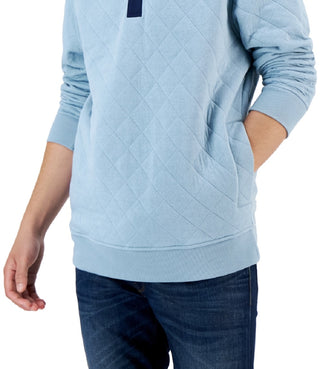 Club Room Men's Quilted Pullover Sweater Blue Size XX-Large