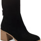 Sun + Stone Women's Lyraa Booties Black Size 5 M