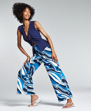 INC International Concepts Women's Printed Straight Leg Jeans White Size 4