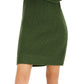 INC International Concepts Women's Turtleneck Sweater Dress Green Size XX-Large