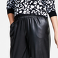Bar III Women's Cheetah Jacquard Sweater Black Size X-Small