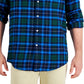 Club Room Men's Regula Fit Plaid Flannel Shirt Blue Size XX-Large