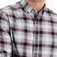 Club Room Men's Regular Fit Brushed Plaid Shirt Black Size X-Large