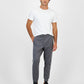 INC International Concepts Men's Neoprene Track Jogger Pants Gray Size XX-Large