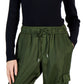 INC International Concepts Women's Ribbed Puffed-Shoulder Sweater Black Size X-Large