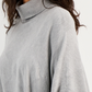 Alfani Women's Turtleneck Poncho Sweater Gray Size X-Large
