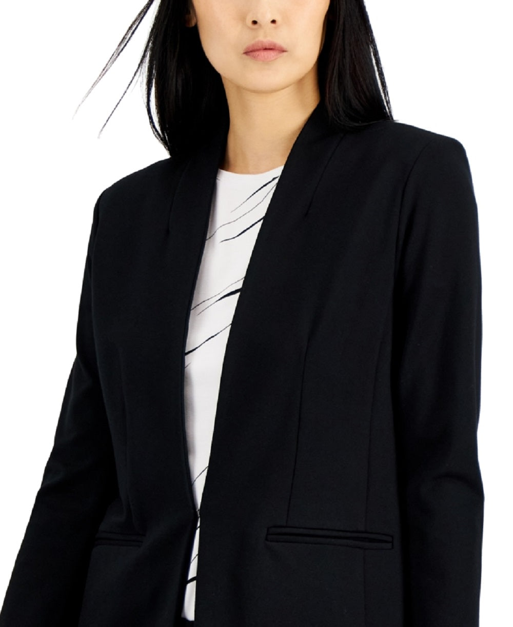 Alfani Women's Shawl Collar Blazer Black Size Large