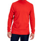 Club Room Men's Solid Turtleneck Shirt Red Size Large