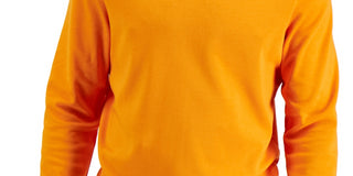 Club Room Men's Solid Turtleneck Shirt Orange Size Large