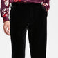 INC International Concepts Men's Owen Slim Fit Velvet Suit Pants Black Size 40