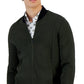 Alfani Men's Zip Front Sweater Jacket Green Size Small