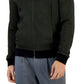 Alfani Men's Zip Front Sweater Jacket Green Size Small