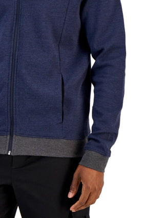 Alfani Men's Zip Front Sweater Jacket Blue Size X-Large