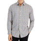 Club Room Men's Plaid Collared Button Down Shirt Beige Size Medium