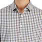 Club Room Men's Plaid Collared Button Down Shirt Beige Size Medium