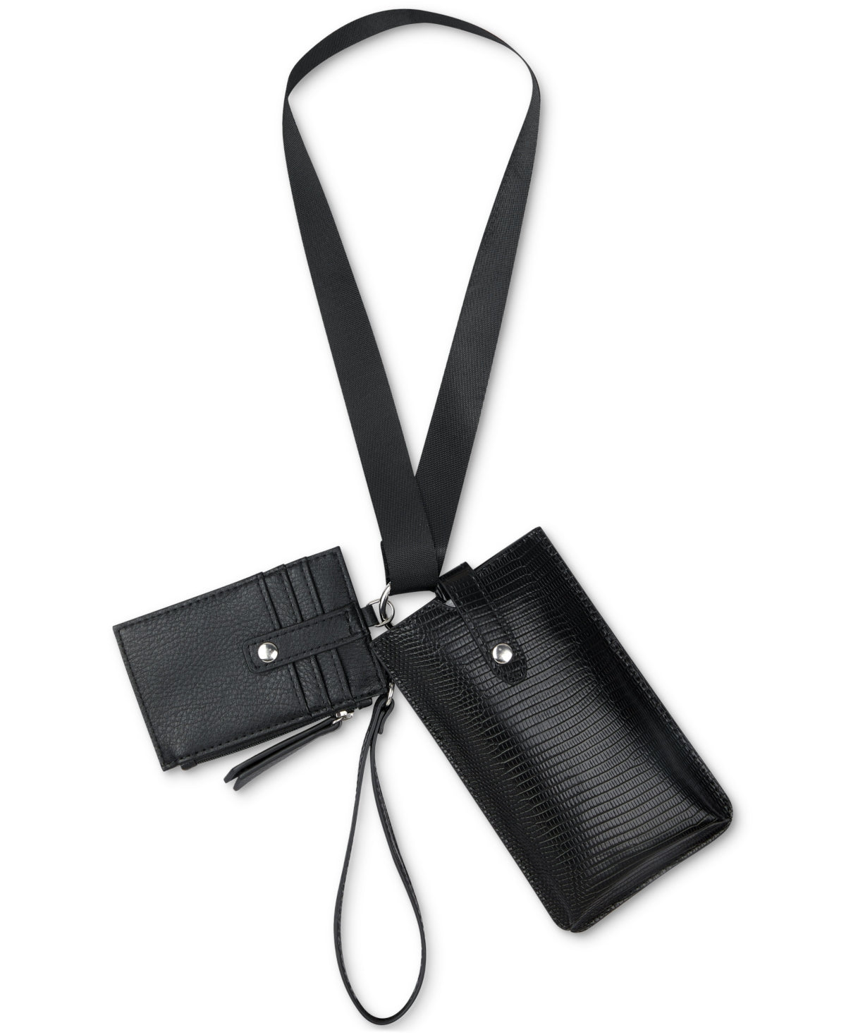 INC International Concepts Women's Ashlii Lanyard Black Size Regular