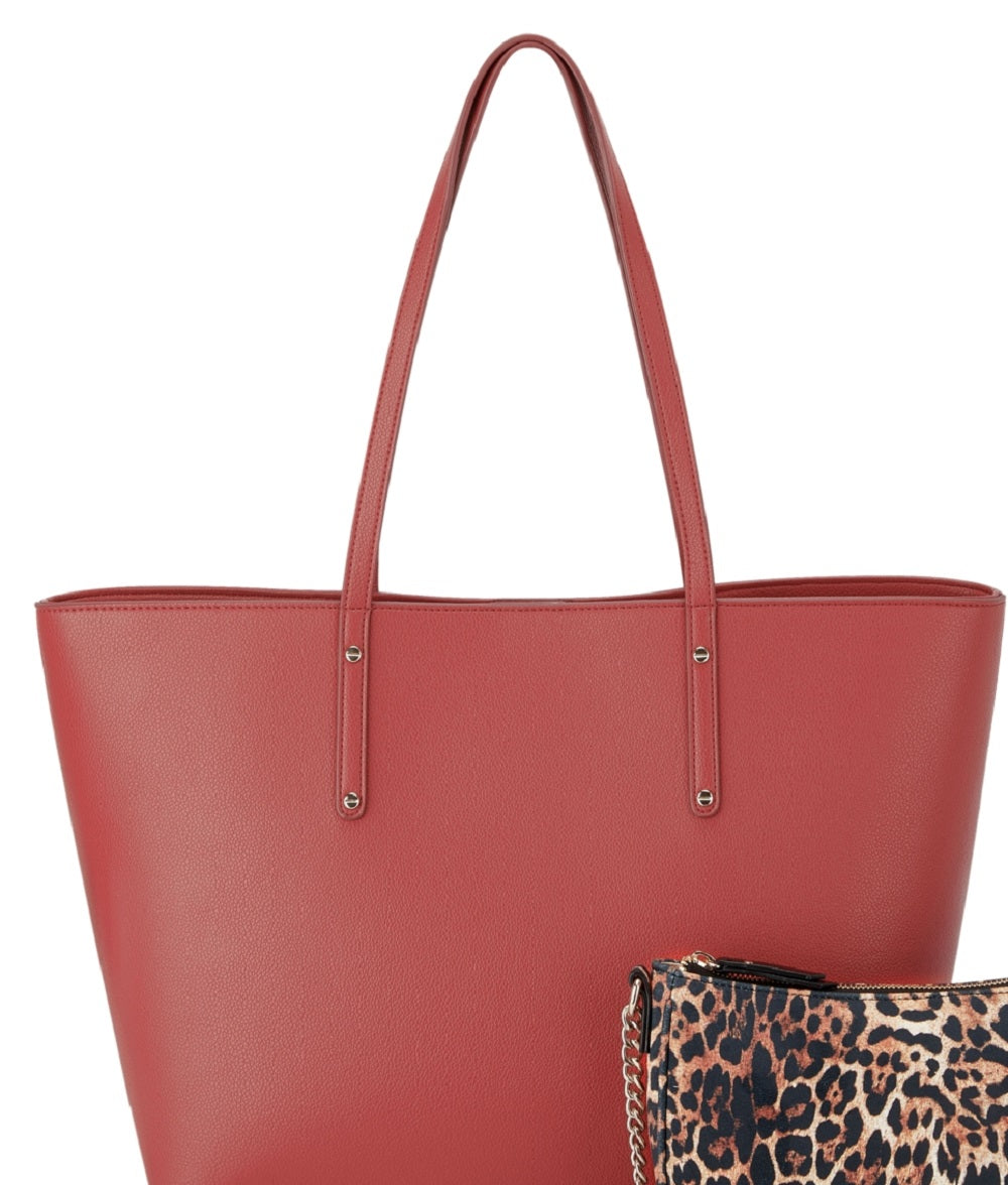 INC International Concepts Women's Zoiey 2 1 Tote Red Size Regular