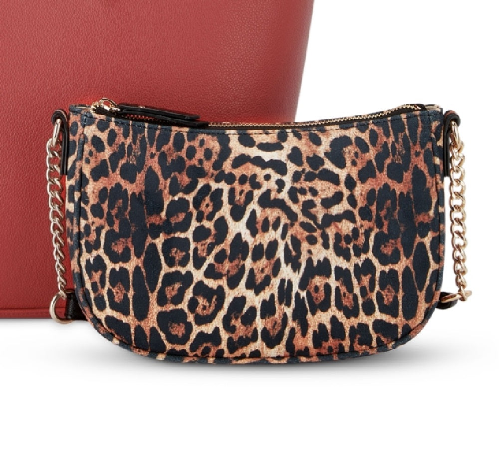 INC International Concepts Women's Zoiey 2 1 Tote Red Size Regular