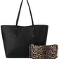INC International Concepts Women'sZoiey 2-1 Tote Black Size Regular