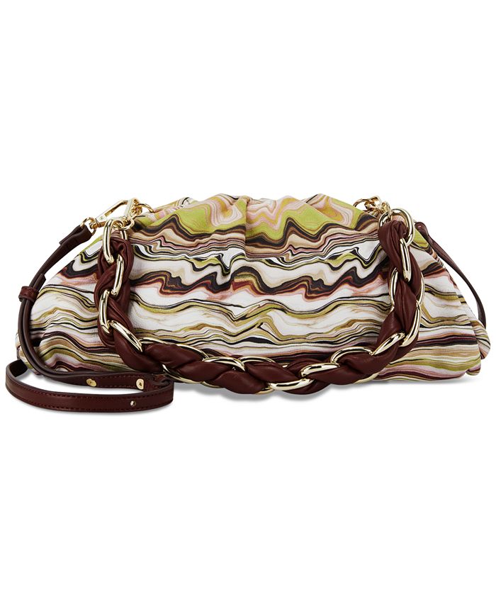 INC International Concepts Women's Clutch Brown Size Regular