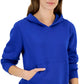 ID Ideology Women's Solid Sweatshirt Hoodie Blue Size Large