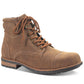 Sun + Stone Men's Baker Faux Leather Lace Up Boots Brown Size 10.5 M