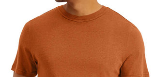 Club Room Men's Pajama T-Shirt Orange Size XX-Large
