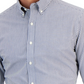 Club Room Men's Slim Fit 4 Way Stretch Stripe Dress Shirt Blue Size XX-Large