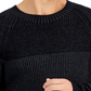 INC International Concepts Men's Plaited Crewneck Sweater Black Size Medium