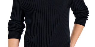 INC International Concepts Men's Tucker Crewneck Sweater Black Size Large