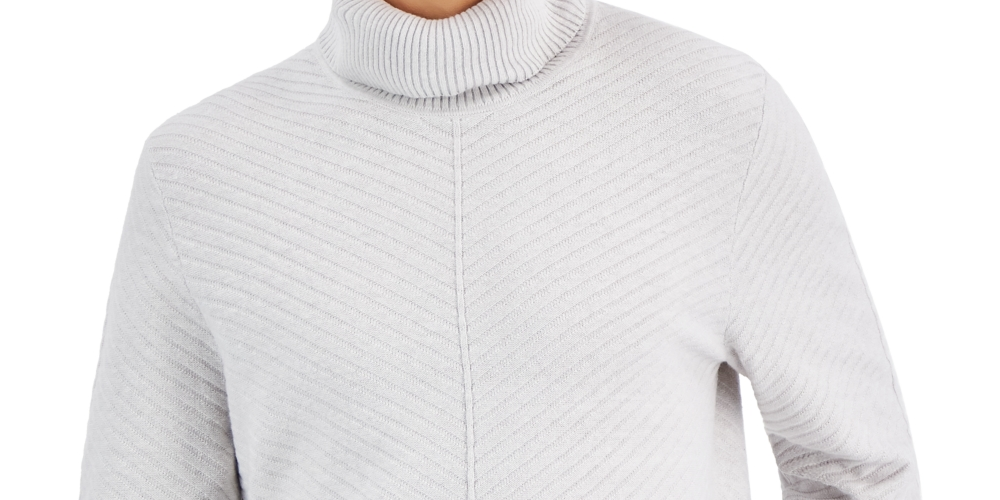 INC International Concepts Men's Axel Turtleneck Sweater Gray Size X-Large