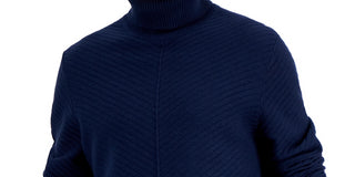 INC International Concepts Men's Axel Turtleneck Sweater Blue Size X-Large