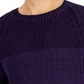 INC International Concepts Men's Plaited Crewneck Sweater Purple Size X-Large