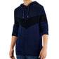 INC International Concepts Men's Colorblocked Hoodie Sweater Blue Size XX-Large