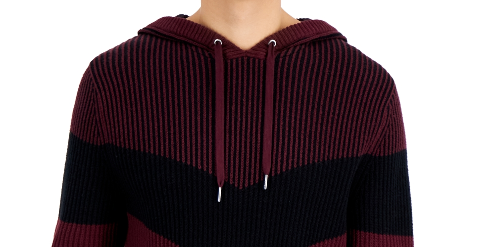 INC International Concepts Men's Colorblocked Hoodie Sweater Red Size XX-Large
