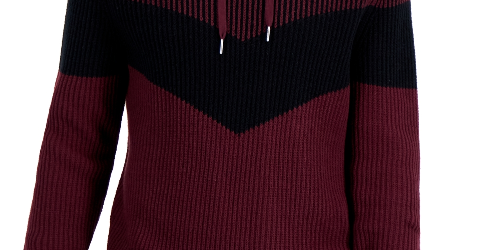 INC International Concepts Men's Colorblocked Hoodie Sweater Red Size XX-Large
