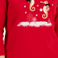 Karen Scott Women's Holiday Print 3/4 Sleeve Top Red Size Petite X-Large