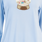 Karen Scott Women's Holiday Beach Top Blue Size Large