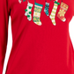 Karen Scott Women's Long Sleeve Holiday Top Red Size Medium