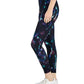 ID Ideology Women's 7/8 Celestial Leggings Black Size X-Small