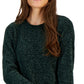 Karen Scott Women's Basic Chenille Sweater Green Size Large